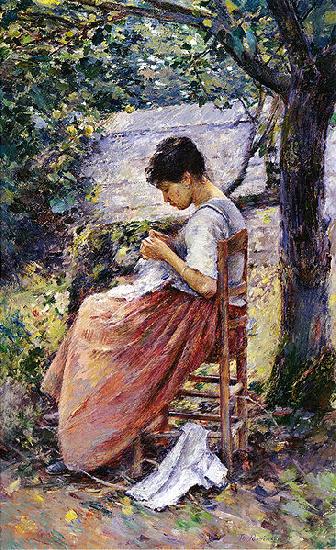 Theodore Robinson The Layette